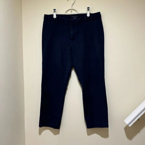 Women’s Tommy Hilfiger Navy Blue  Workwear Office Ankle Cropped Pants Size: 12